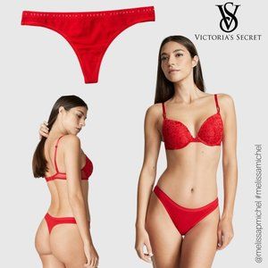 NWT VS Stretch Cotton Thong Panty